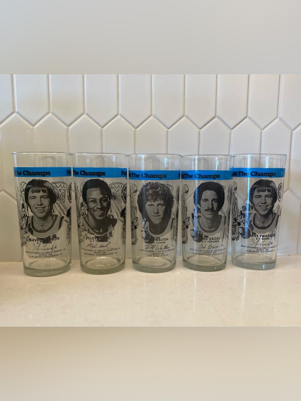Dairy Queen Me & My RC Cola Portland Trail Blazers Glass 1977 The Champs (5) Cup